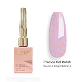 Emigel - Crackle Polish - 005 - VANILLA PINK CRACKLE